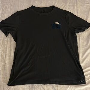 Old Navy Gray and Blue Short Sleeve Tee with Crew Neck